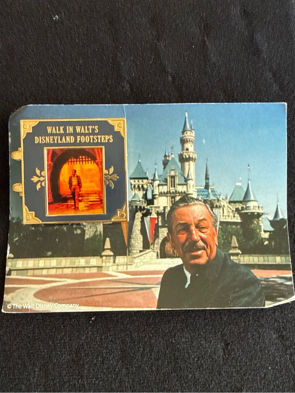 Walt Disney Walk-In Walt’s Disneyland Footsteps‎ Authentic Collectors Pin Hinged